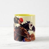 Tasse 2 Couleurs Course de pur sang (Centre)