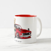 Tasse 2 Couleurs Course de rue de Cute (Devant droit)