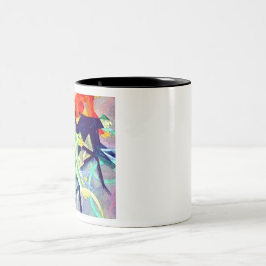 Tasse 2 Couleurs Course de vélo Lyonel Feininger (Centre)