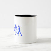 Tasse 2 Couleurs Course Jogging Marche (Centre)