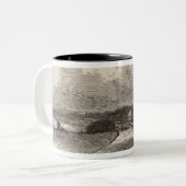 Tasse 2 Couleurs Courses de Goodwood : le cours (Devant gauche)
