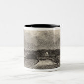 Tasse 2 Couleurs Courses de Goodwood : le cours (Centre)