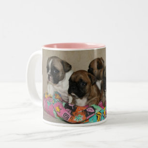 Tasse 2 Couleurs Coussin bouledogues français Bulldogue français