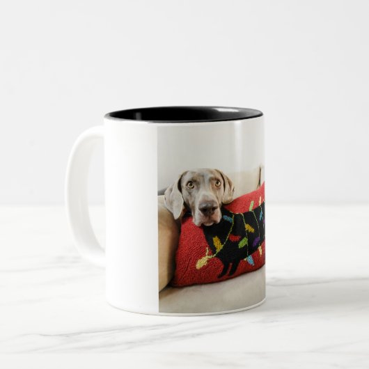 Tasse 2 Couleurs Coussin de corps (Devant gauche)