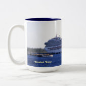 Tasse 2 Couleurs Coutume de visite de croisière de Cozumel (Gauche)