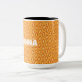 Tasse 2 Couleurs Couverture Jaune et Orange (Devant droit)