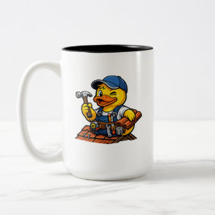 Tasse 2 Couleurs Couvreur Canard en Caoutchouc