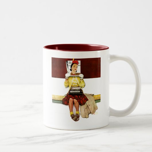 Tasse 2 Couleurs Cover Girl (Droit)