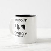Tasse 2 Couleurs cowboy (Devant gauche)