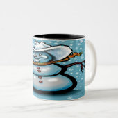 Tasse 2 Couleurs Cowboy d'hiver (Devant droit)