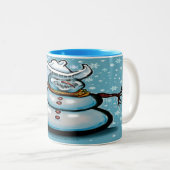 Tasse 2 Couleurs Cowboy d'hiver (Devant droit)