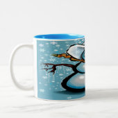 Tasse 2 Couleurs Cowboy d'hiver (Gauche)