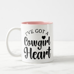 Tasse 2 Couleurs Cowgirl Sassy Attitude Danse en Ligne Cheval Cowbo