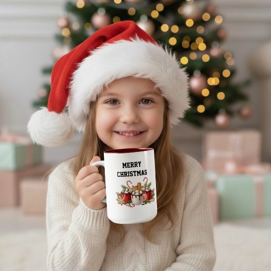 Tasse 2 Couleurs Cozy Christmas Cocoa 