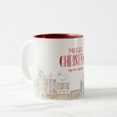 Tasse 2 Couleurs Cozy Christmas Winter Homes (Devant gauche)