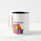 Tasse 2 Couleurs Cozy Up with Christmas Joy (Devant gauche)