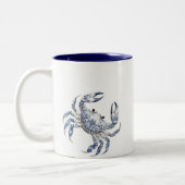 Tasse 2 Couleurs Crabe bleu (Gauche)