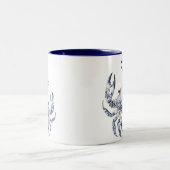 Tasse 2 Couleurs Crabe bleu (Centre)
