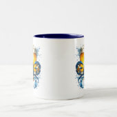 Tasse 2 Couleurs Crabe bleu (Centre)