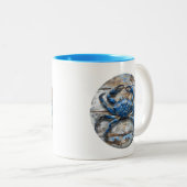 Tasse 2 Couleurs Crabe bleu (Devant droit)
