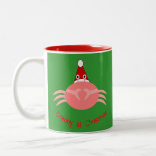 Tasse 2 Couleurs Crabe de Noël