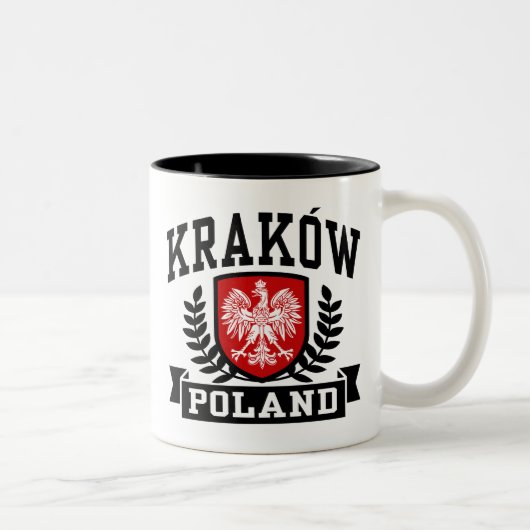 Tasse 2 Couleurs Cracovie Pologne (Droit)