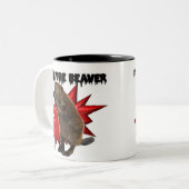 Tasse 2 Couleurs Craignez le castor (Devant gauche)