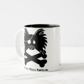 Tasse 2 Couleurs Craignez le pirate Papillon (Devant gauche)