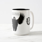 TASSE 2 COULEURS CRAINTE (Devant droit)