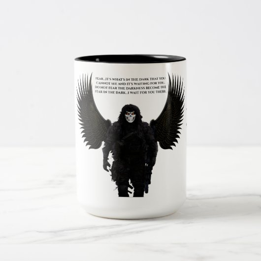 TASSE 2 COULEURS CRAINTE (Centre)