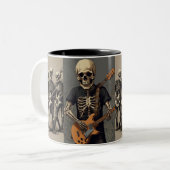 Tasse 2 Couleurs crâne (Devant gauche)