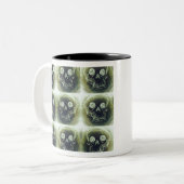 Tasse 2 Couleurs crâne (Devant gauche)