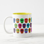 Tasse 2 Couleurs Crâne à sucre (Gauche)