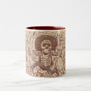 Tasse 2 Couleurs Crâne de Oaxaca, La Calavera Oaxaqueña