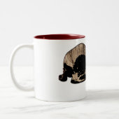 Tasse 2 Couleurs Crâne d'oiseaux (Gauche)