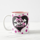 Tasse 2 Couleurs Crâne doux (Gauche)