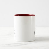 Tasse 2 Couleurs Crâne et coeurs (Centre)