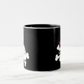 Tasse 2 Couleurs Crâne et coeurs (Centre)