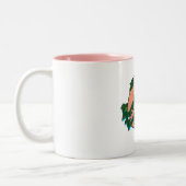 Tasse 2 Couleurs Crâne et Rose (Gauche)