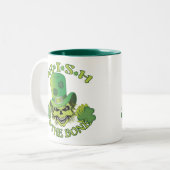 Tasse 2 Couleurs Crâne irlandais (Devant gauche)