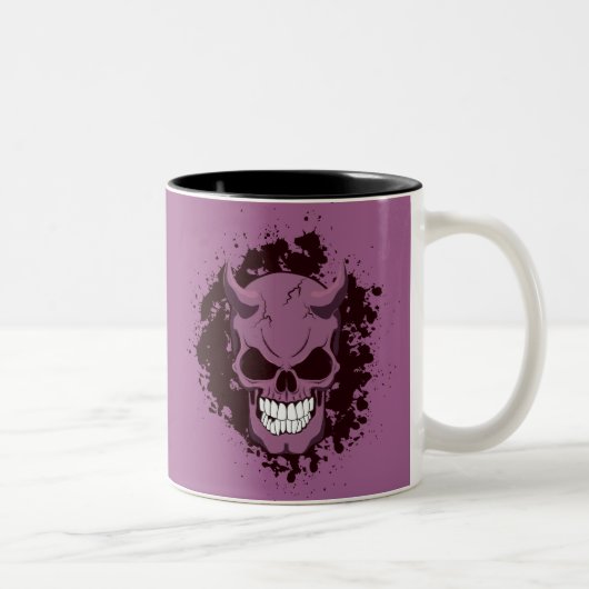 Tasse 2 Couleurs Crâne Neon Demon (Droit)