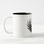 Tasse 2 Couleurs Crâne roi avec ailes (Gauche)