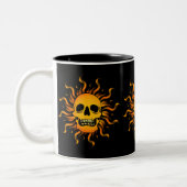 Tasse 2 Couleurs Crâne solaire (Gauche)