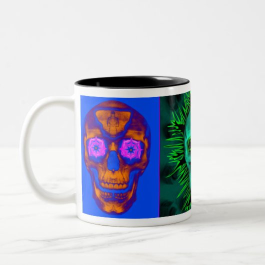 Tasse 2 Couleurs Crâne Triptastic (Gauche)