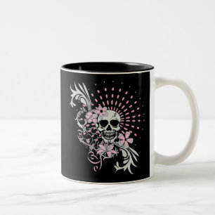 Tasse 2 Couleurs Crâne vintage