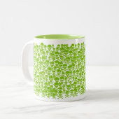 Tasse 2 Couleurs Crânes et os croisés (Devant gauche)