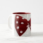 Tasse 2 Couleurs Cravate (Devant gauche)