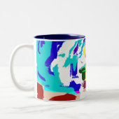 Tasse 2 Couleurs Cravate sèche (Gauche)