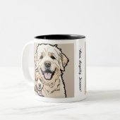 Tasse 2 Couleurs "Cravates de famille furieux" (Devant gauche)