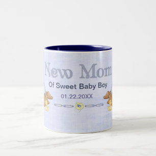 Tasse 2 Couleurs Crawling Teddy - Nouvelle maman du garçon - Person